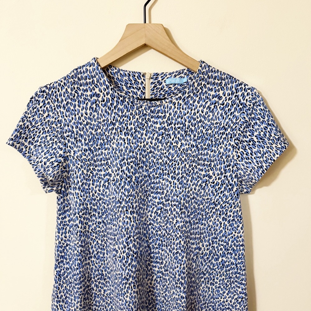 J Mclaughlin Animal Print Dress Womens Pockets Size XS Summer Vacation - Picture 4 of 7